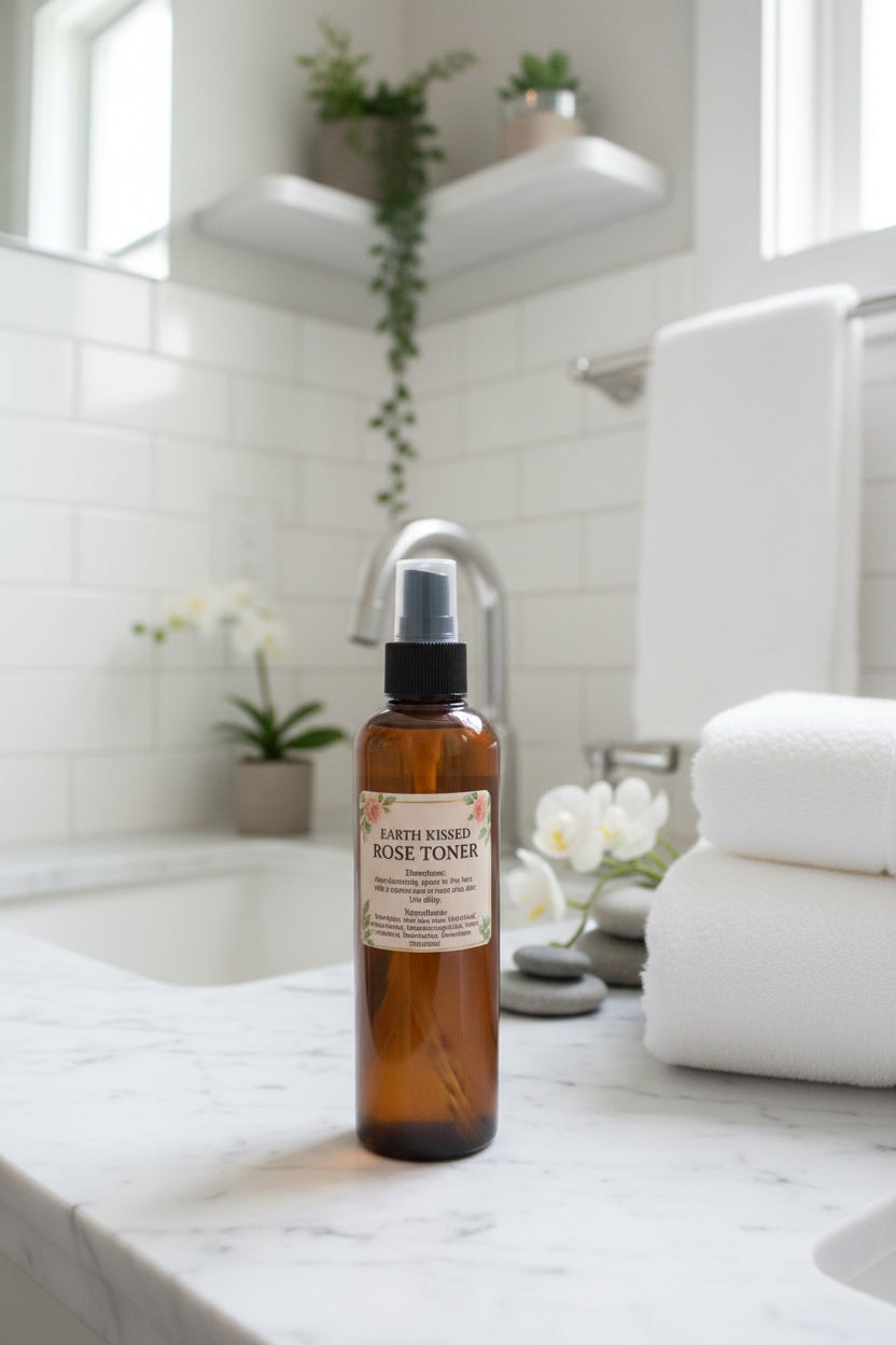 Earth kissed Rose Toner Hair and face