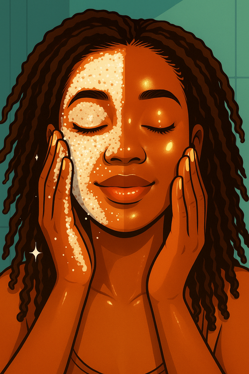 Bee Radiant Honey Turmeric  facial Scrub 6oz